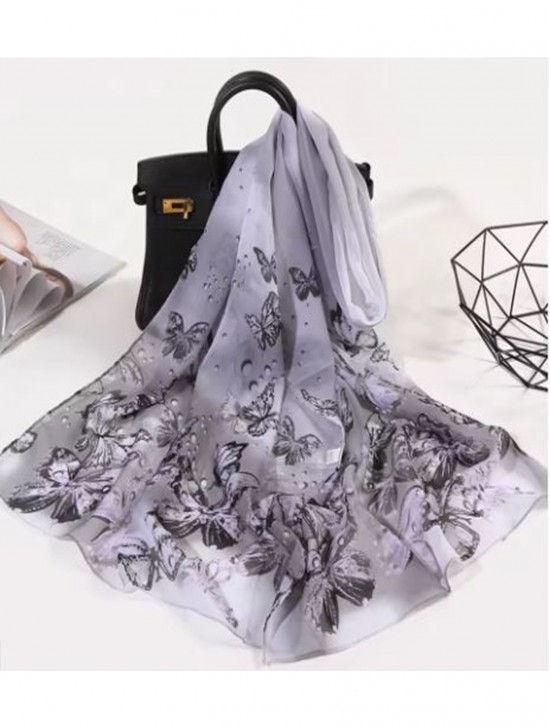 Chiffon Butterfly  Fashion Scarf